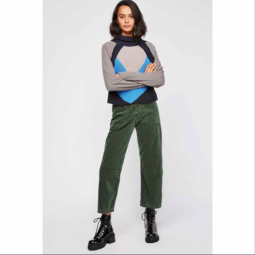 Free People Slouchy Corduroy Utility Pant